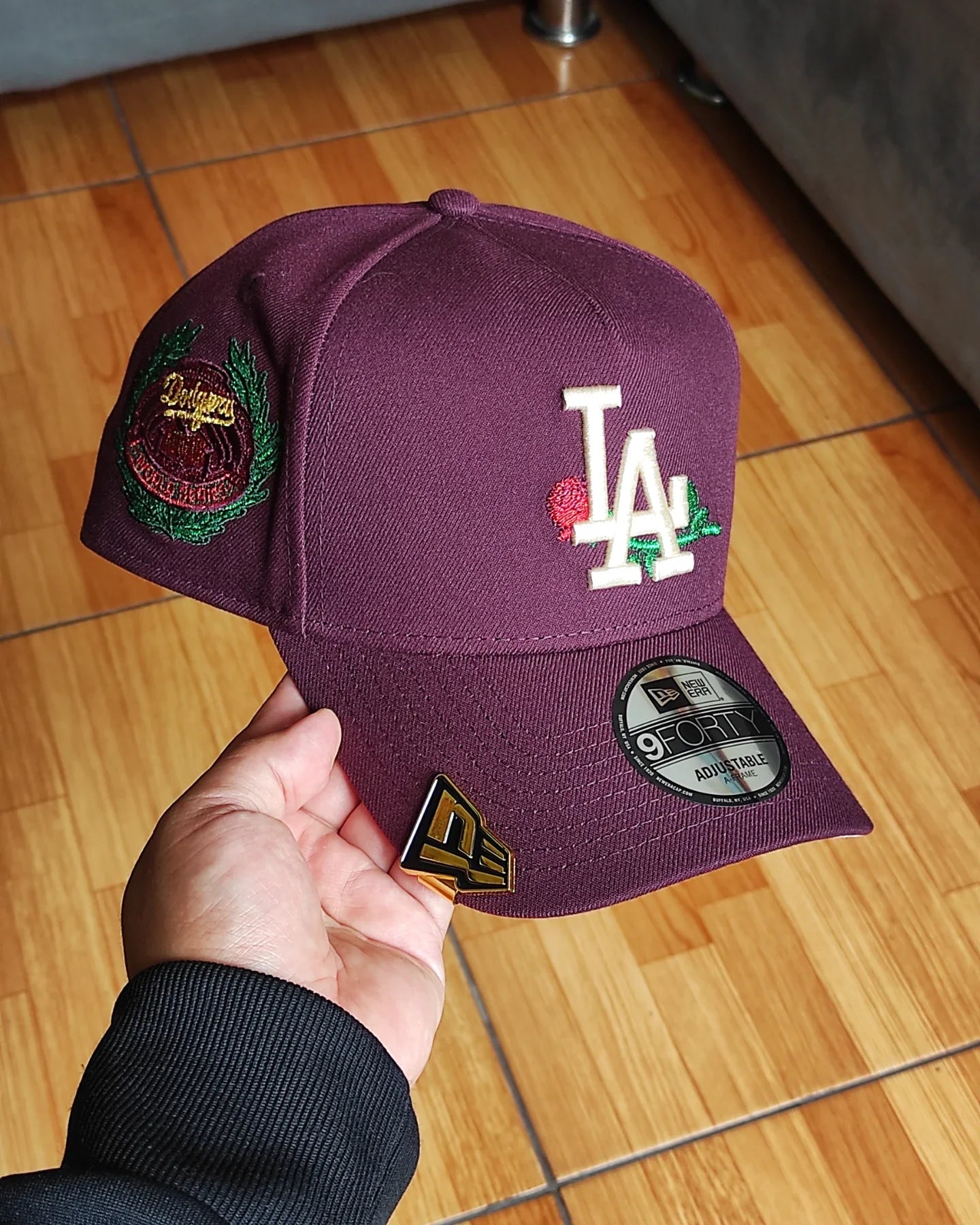 New Era Los Angeles Dodgers rose🌹9 FORTY A Frame snapback