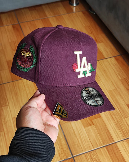 New Era Los Angeles Dodgers rose🌹9 FORTY A Frame snapback