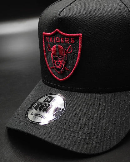 New Era Oakland Raiders 'Negro & Scarlet' 9FORTY A-Frame Snapback