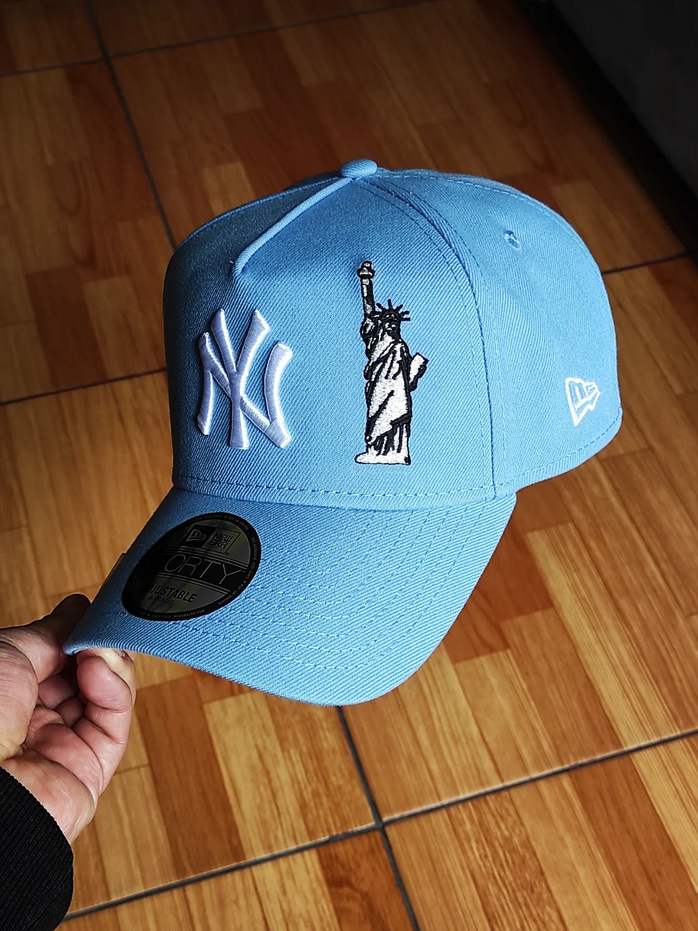 New Era New York Yankees world series sky 9forty A-Frame Snapback