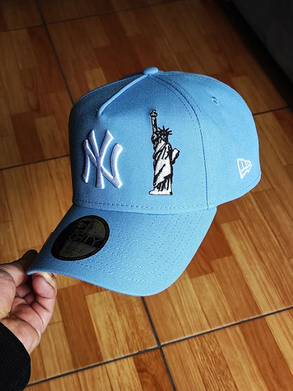 New Era New York Yankees world series sky 9forty A-Frame Snapback