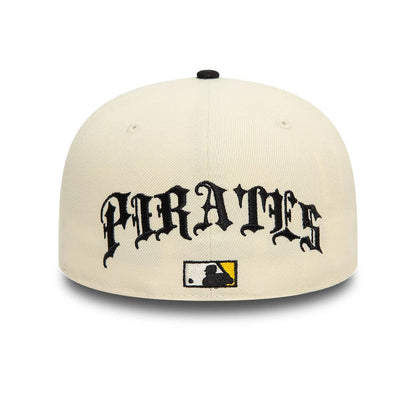 Gorra Pittsburgh Pirates MLB Team Wings 59FIFTY Fitted Beige Claro