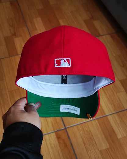 New Era Los Angeles Dodgers script flower red 59 FIFTY FITTED