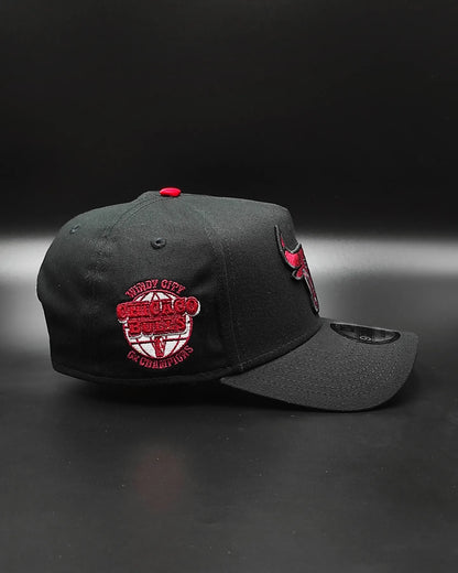 New Era Chicago bulls 'Negro & Scarlet' 9FORTY A-Frame Snapback