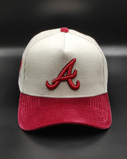 Newera Atlanta Braves Corduroy velvet 9 forty aframe Snapback