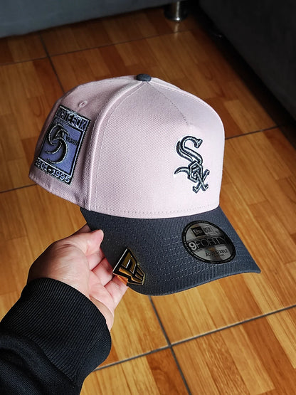 Chicago White Sox 95 Years Side Patch New Era A-Frame 9Forty Snapback