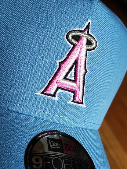NewEra Anaheim Angels 50TH aniversario blue sky 9Forty A-FRAME SNAPBACK
