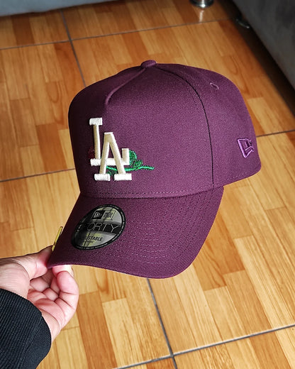 New Era Los Angeles Dodgers rose🌹9 FORTY A Frame snapback