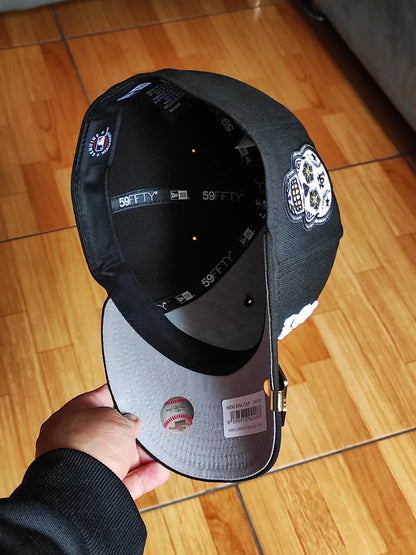 New Era Los Angeles Dodgers SKULL 💀 Chrome Black edition 59fifty fitted