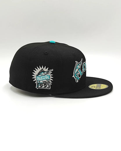 New Era Florida Marlins inaugural year 1993 black prime edition 59fifty fitted hat