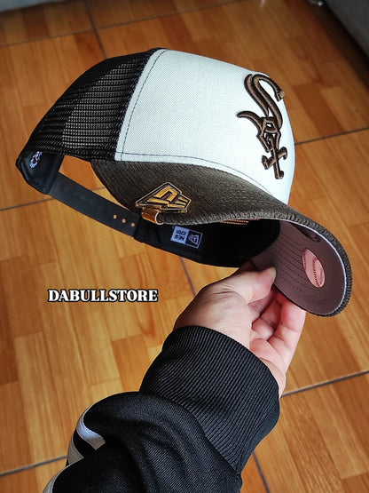 New Era Chicago White Sox TRUCKER a frame Snapback víscera cord