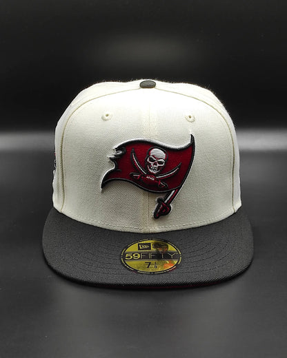New Era Tampa Bay Buccaneers 30th Anniversary Cream Dome Edition 59Fifty Fitted Hat