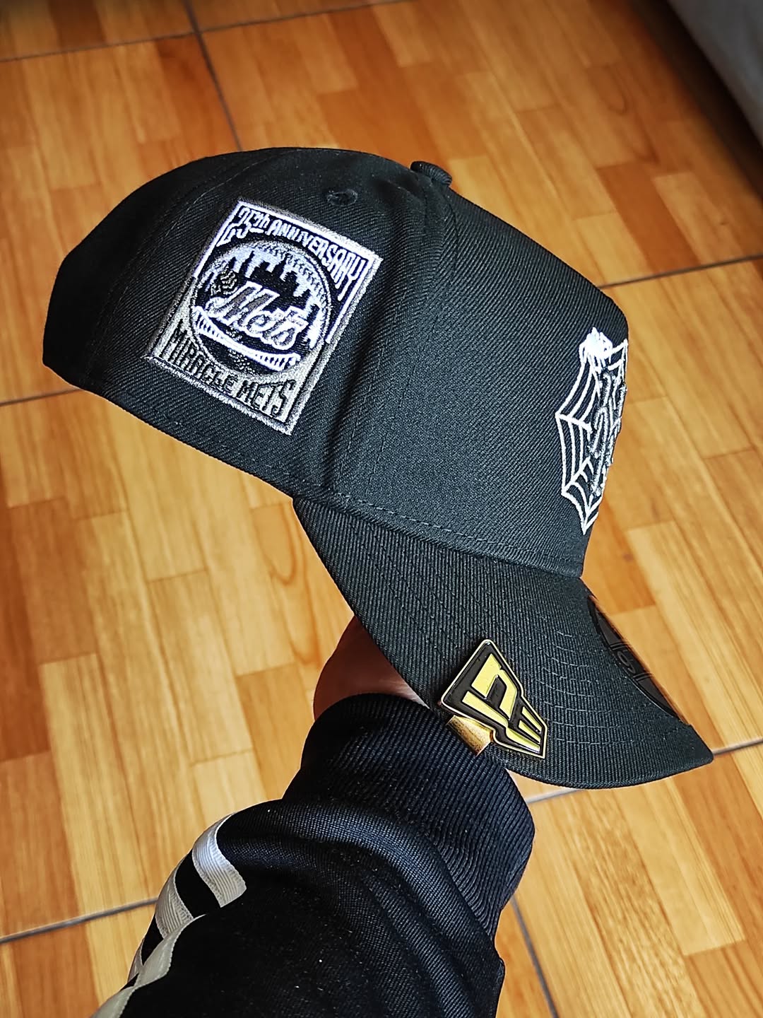 New Era new York mets spider black edition 9forty A-FRAME SNAPBACK