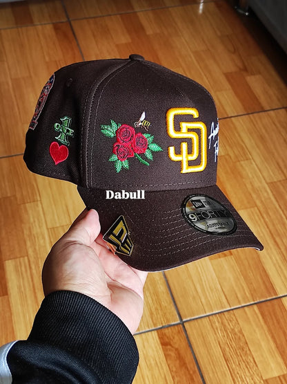 New Era San Diego Padres 'One ♥️' 9FORTY A-Frame Snapback