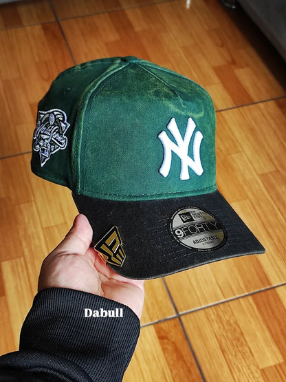 New era New York Yankees DENIM green 9FORTY A-FRAME Snapback