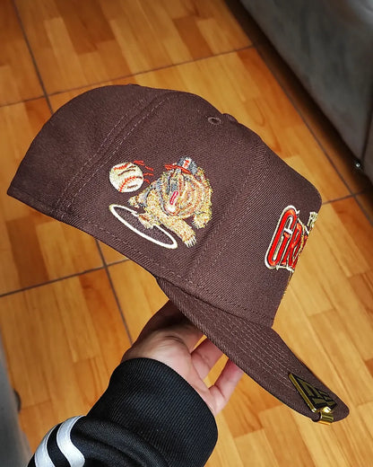 New Era Fresno Grizzlyes Gold edition 9FIFTY a-frame snapback