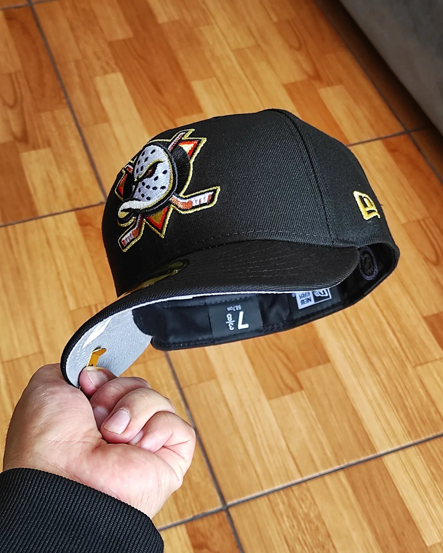 New Era Anaheim Ducks 30th Anniversary BLACK Edition 59Fifty Fitted