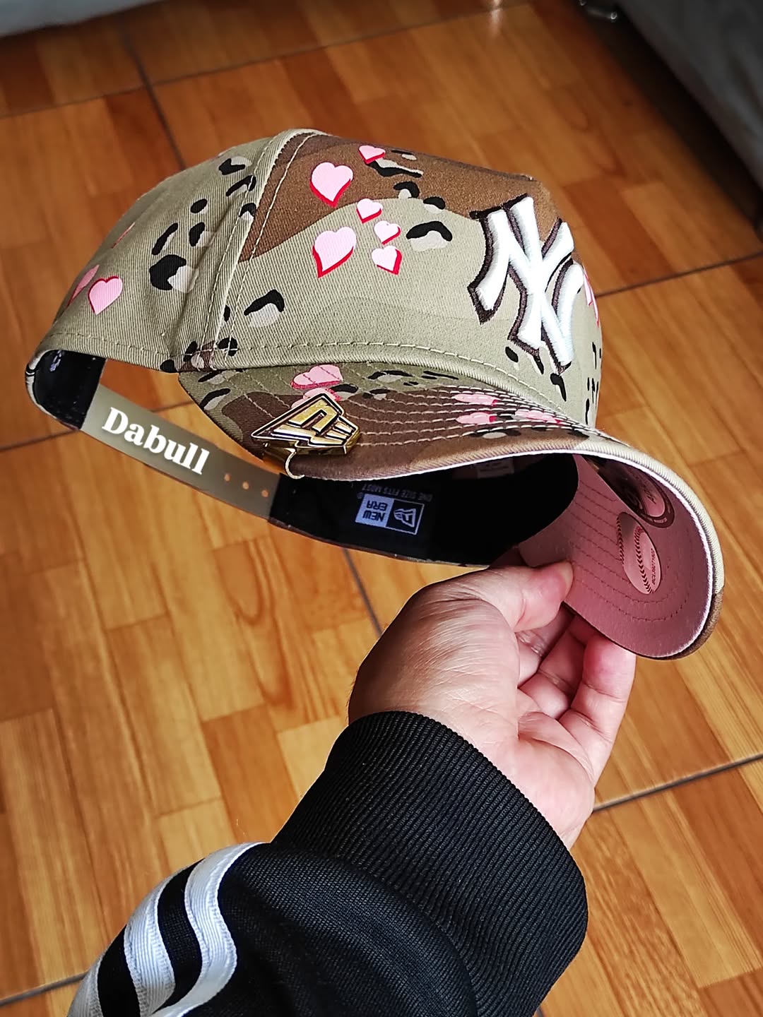 New Era New York Yankees camo heart 9FORTY A-Frame Snapback