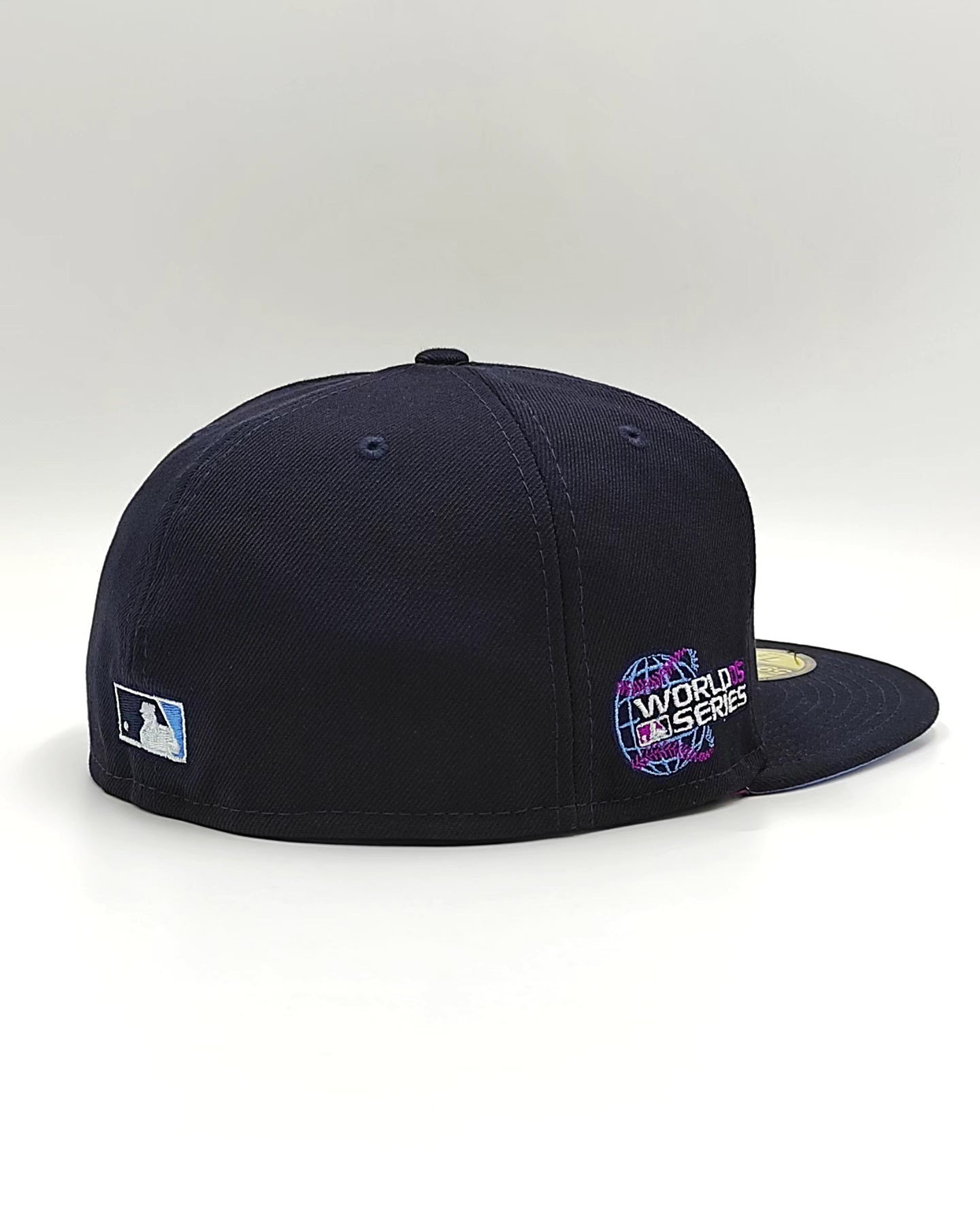 New Era 59fifty silk icys chicago white sox 2005 world series patch hat - navy