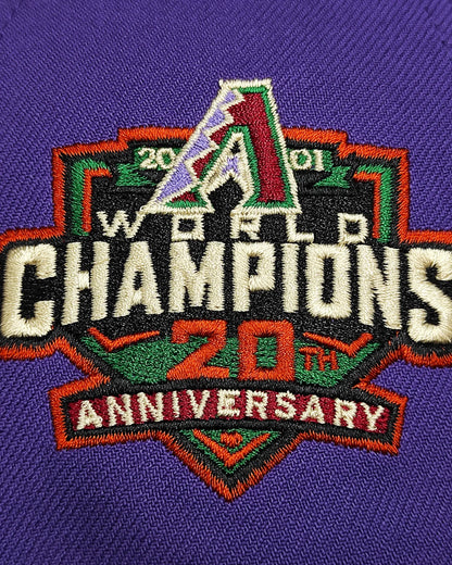 New Era 59 Fifty Arizona Diamondbacks 20 th aniversario - purple black
