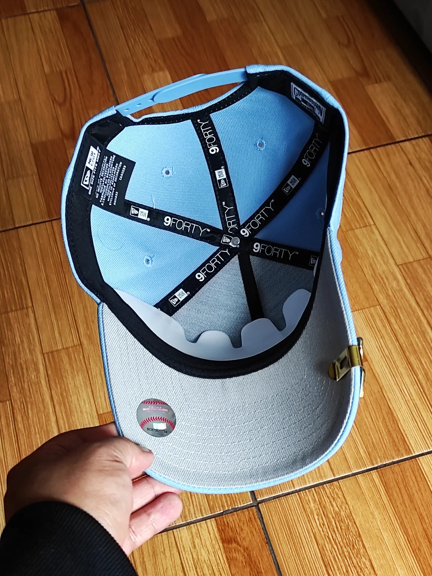 New Era New York Yankees world series sky 9forty A-Frame Snapback