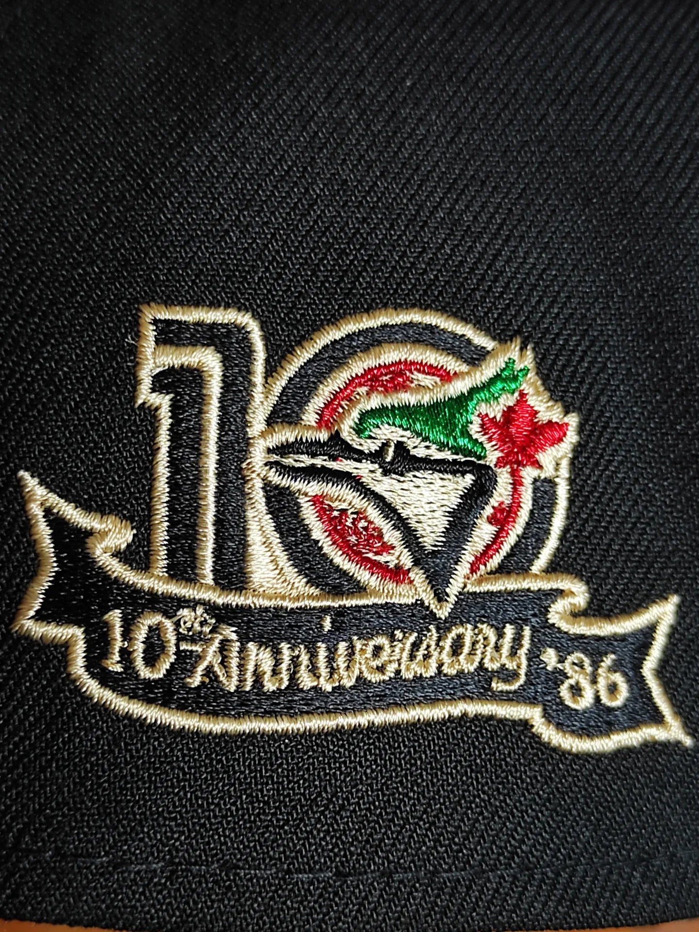 Toronto Blue Jays Curved 10th Season Side Patch New Era 9Forty A-Frame Snapback