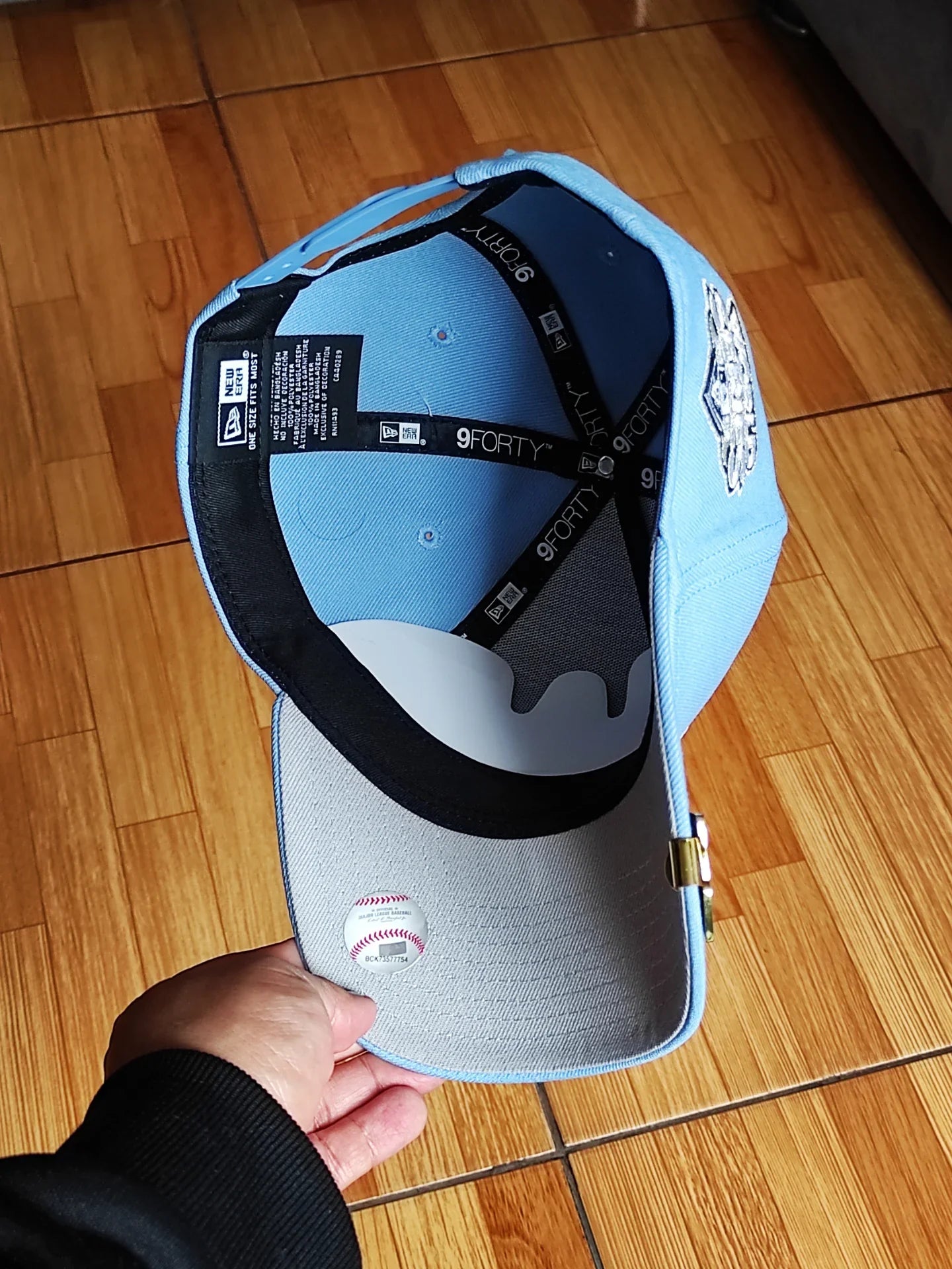 New Era New York Yankees world series sky 9forty A-Frame Snapback