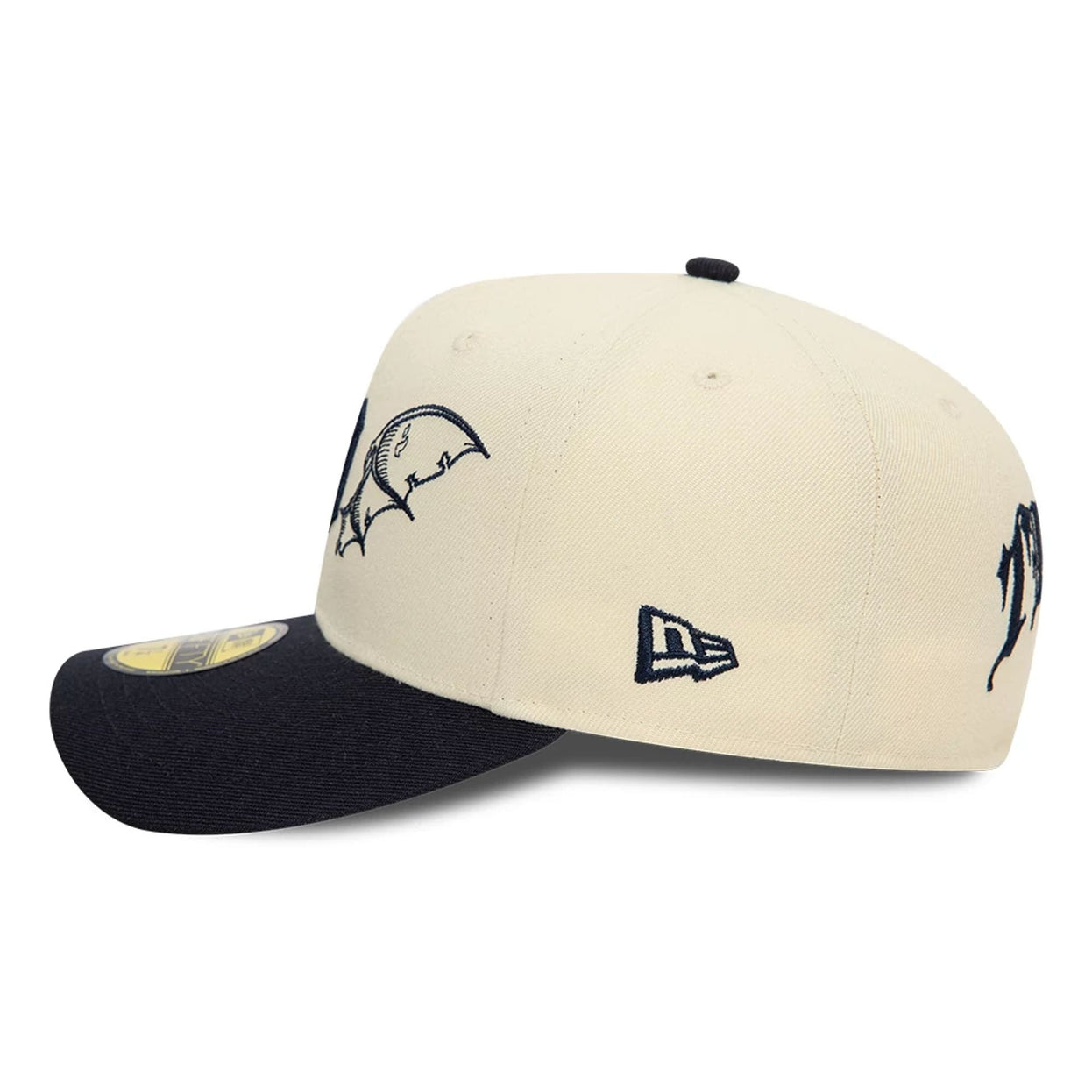 Gorra Detroit Tigers MLB Team Wings 59FIFTY Fitted Beige Claro