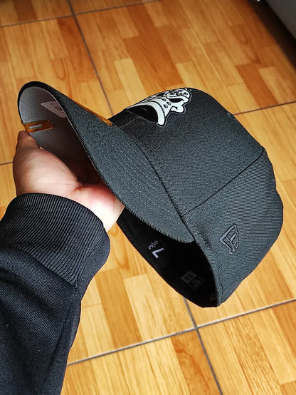New Era Anaheim Ducks Blackout Glow Wool Edition 59Fifty Fitted Hat