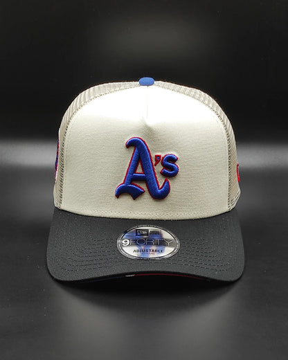 New Era Oakland Athletic 9 Forty A-FRAME Trucker Snapback