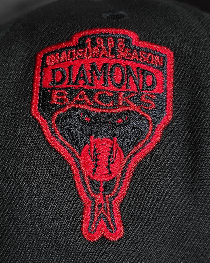 New Era Arizona Diamondbacks inaugural season black red 9forty A-FRAME
