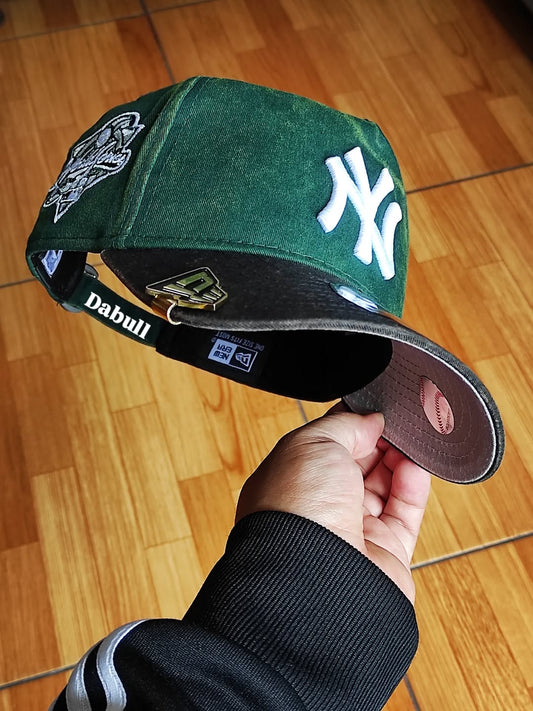 New era New York Yankees DENIM green 9FORTY A-FRAME Snapback
