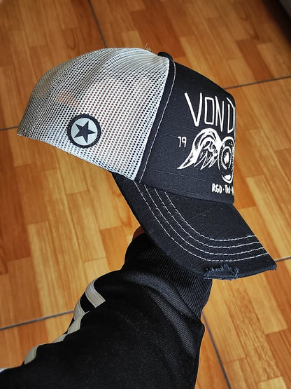 Gorra vondutch black trucker cap