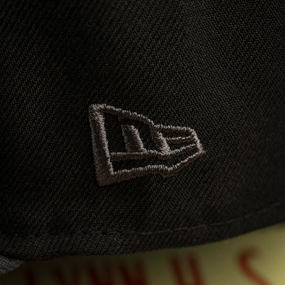 LOS ANGELES DODGERS MLB BLACK GRAPHITE TWO TONE PINK UV / NEW ERA 59FIFTY CAP