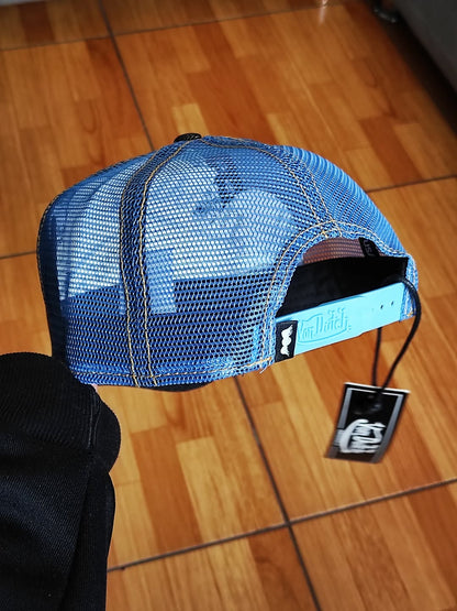 Gorra Con Dutch denim multilogo Trucker