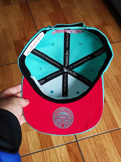 Vancouver Grizzlies Mitchell & Ness NBA FRONT LOADED Snapback Hat