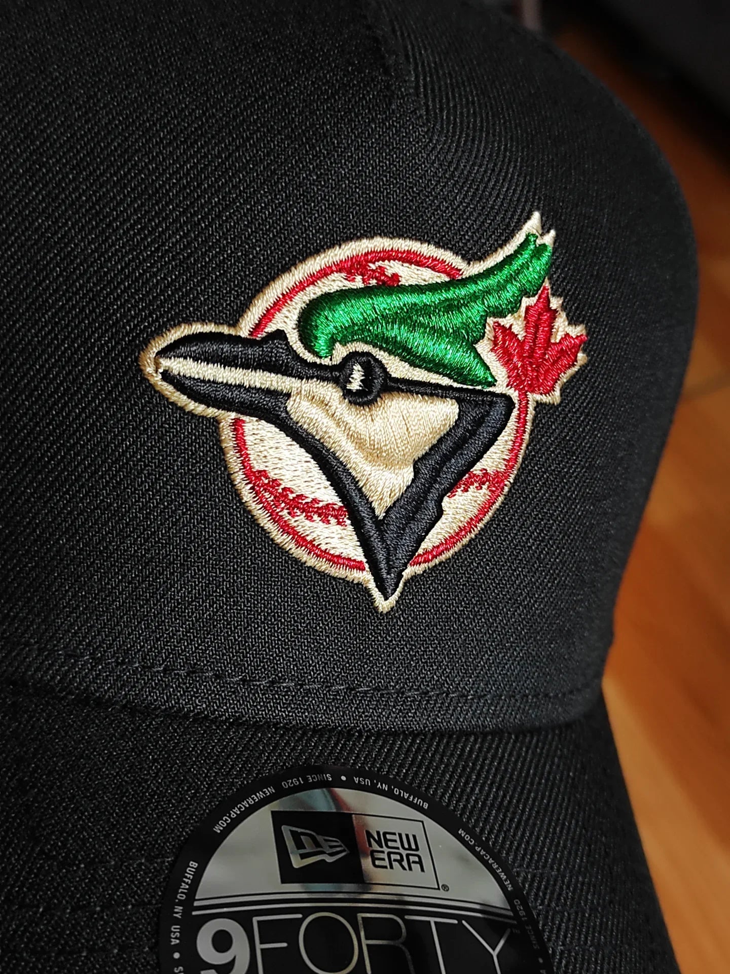 Toronto Blue Jays Curved 10th Season Side Patch New Era 9Forty A-Frame Snapback