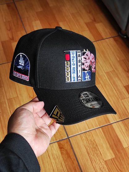 New Era Los Angeles Dodgers Tokyo🇯🇵 Series Black Pink Prime Edition 9FORTY A-FRAME🌸