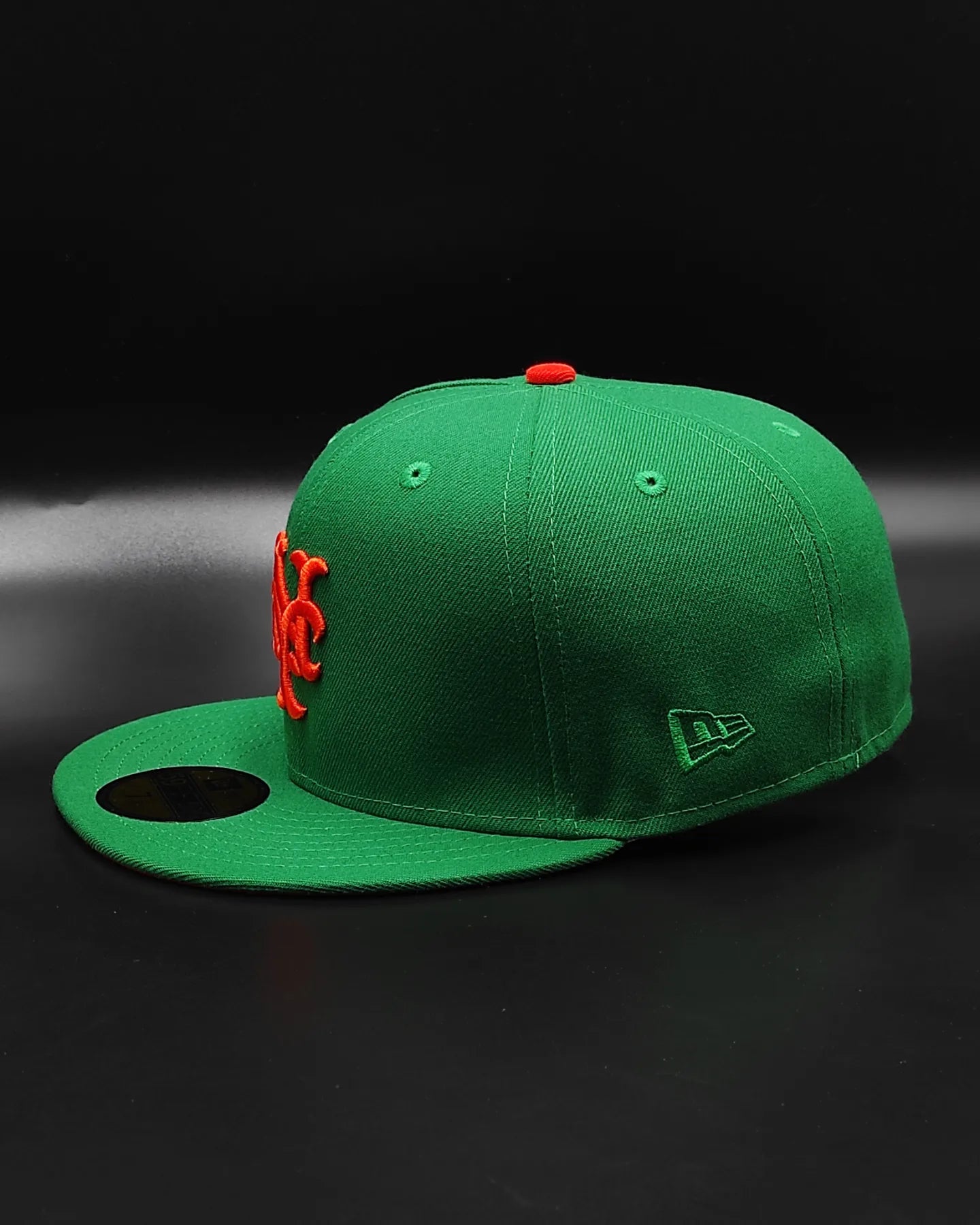 Green New York Mets Orange Bottom 1969 World Series Side Patch New Era 59Fifty Fitted