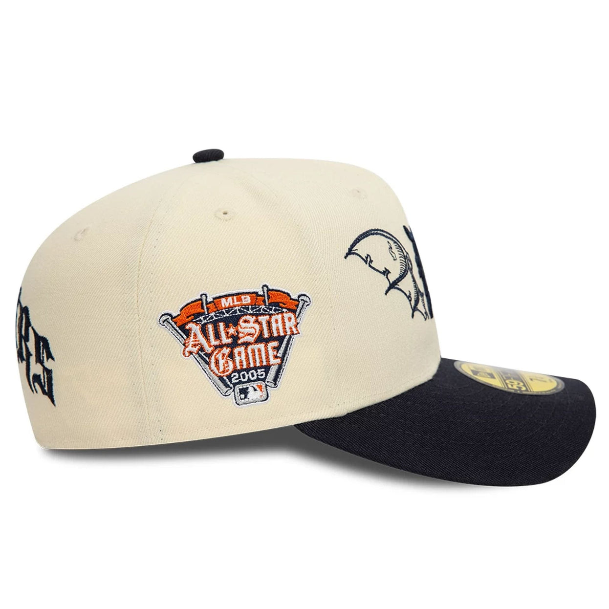 Gorra Detroit Tigers MLB Team Wings 59FIFTY Fitted Beige Claro