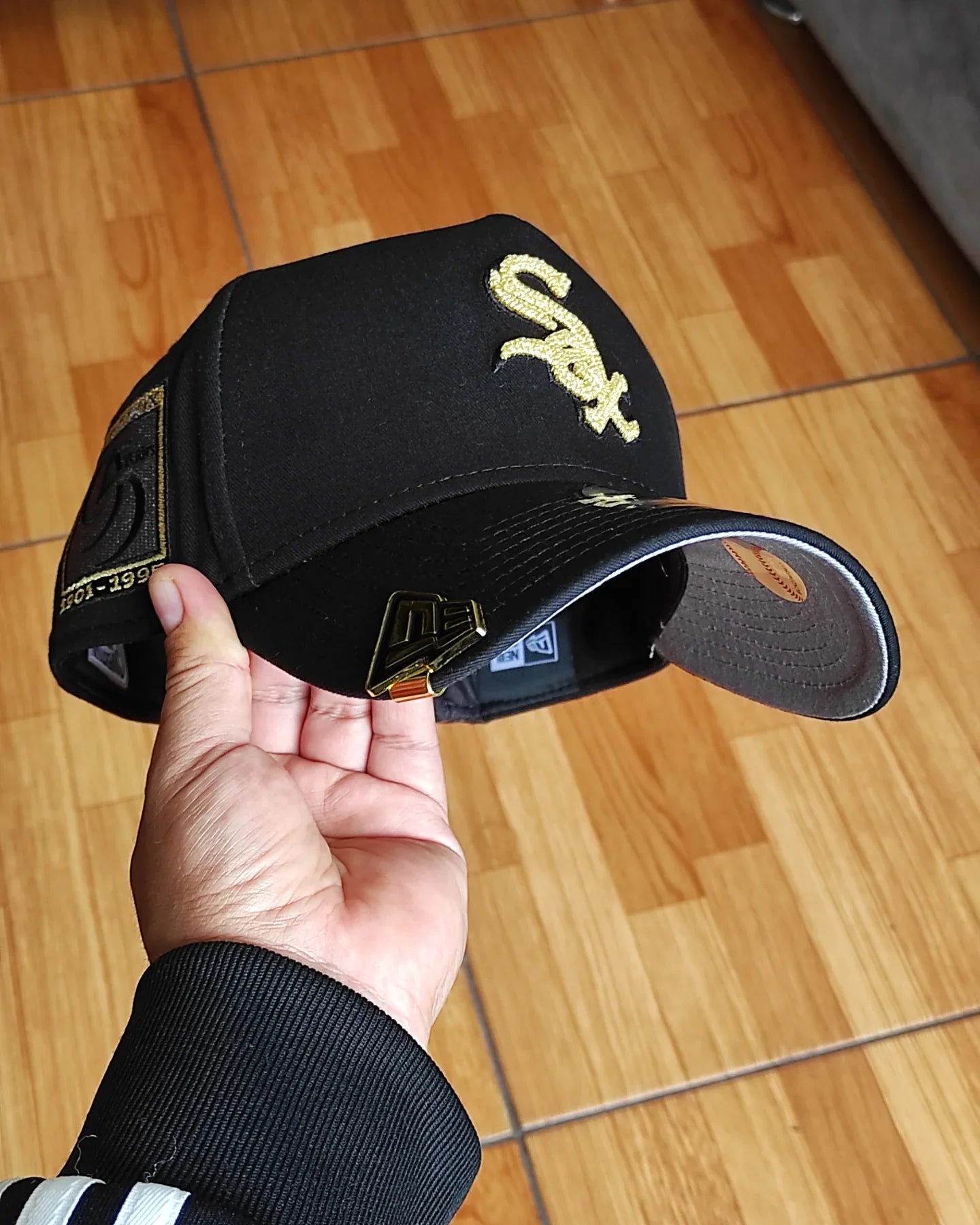New Era White Sox ✨luxury  black 9FORTY A-FRAME