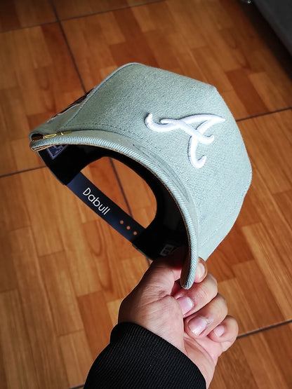 Atlanta braves 'Denim White' 9FORTY A-Frame Snapback