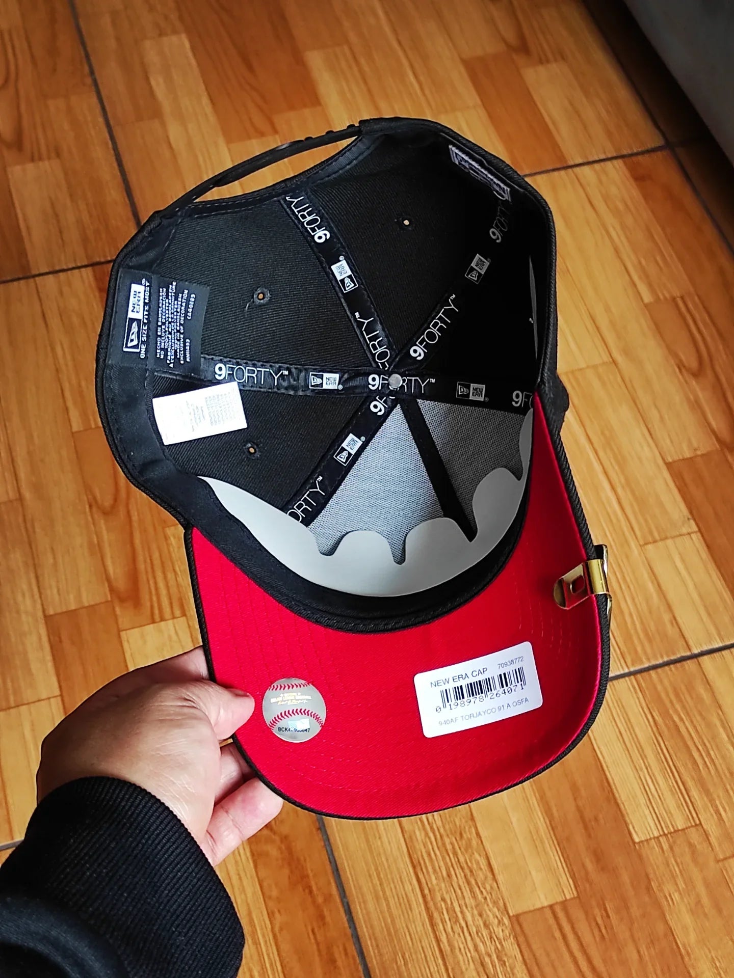 New Era Toronto Blue Jays All Star 1991 Black Out Red Edition 9Forty A Frame Snapback