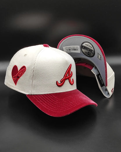 Newera Atlanta Braves Corduroy velvet 9 forty aframe Snapback