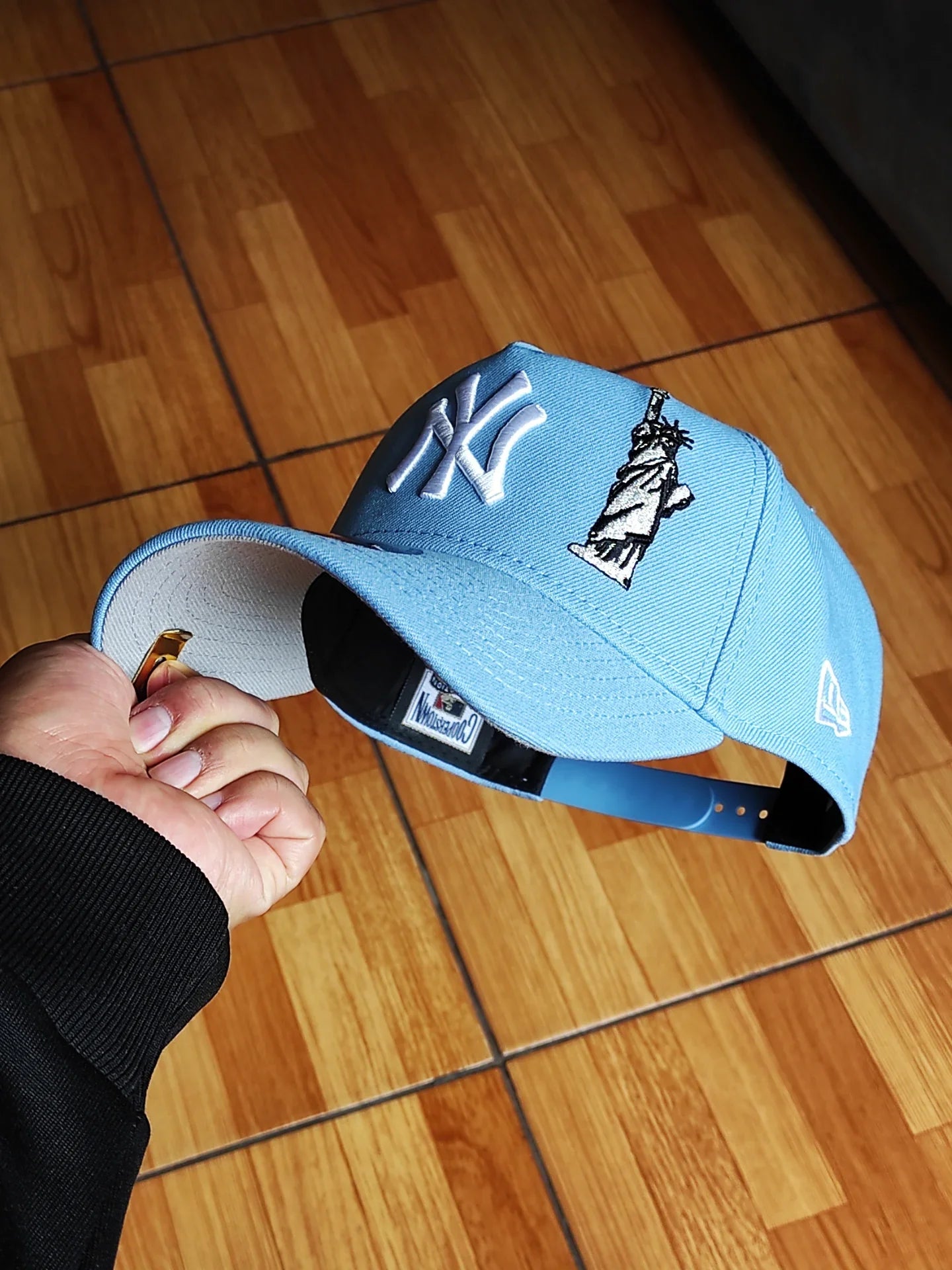 New Era New York Yankees world series sky 9forty A-Frame Snapback