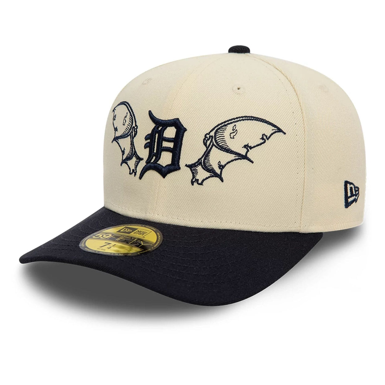 Gorra Detroit Tigers MLB Team Wings 59FIFTY Fitted Beige Claro