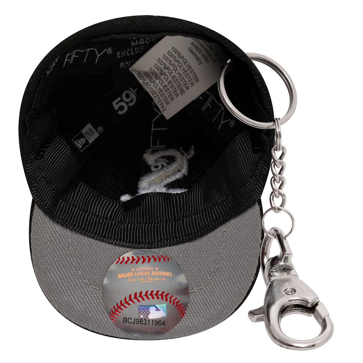 Llavero Mini Gorra MLB Chicago White Sox