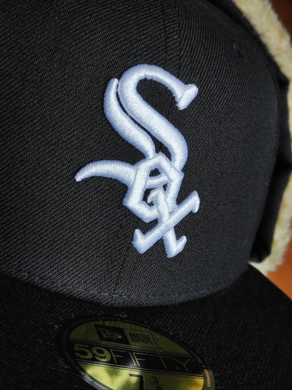 Chicago White Sox 05 WS Dogear New Era 59Fifty Fitted - Black, White, Gray