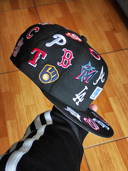 New Era All over MLB black 9fifty SNAPBACK