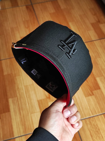 New Era Los Angeles Dodgers 40th Anniversary Black Out Red Edition 59Fifty Fitted Hat